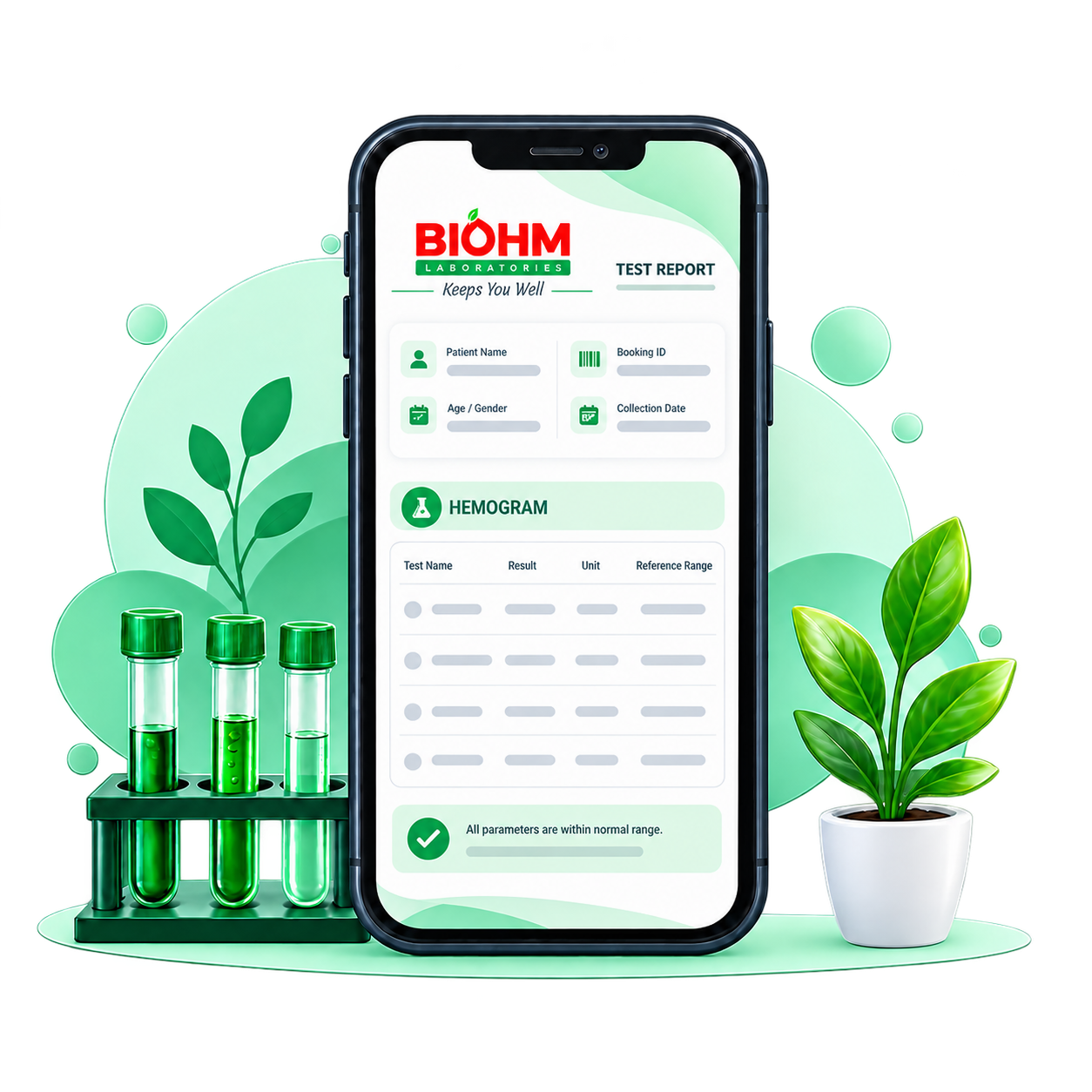 Secure BIOHM Report Access
